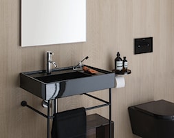 KOLEKCJA KARTELL BY LAUFEN - Beżowa brązowa łazienka, styl nowoczesny - zdjęcie od Laufen - Homebook