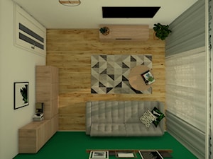 Pokój gościnny - Zielona Żabka - Średni szary salon, styl tradycyjny - zdjęcie od gmcspace