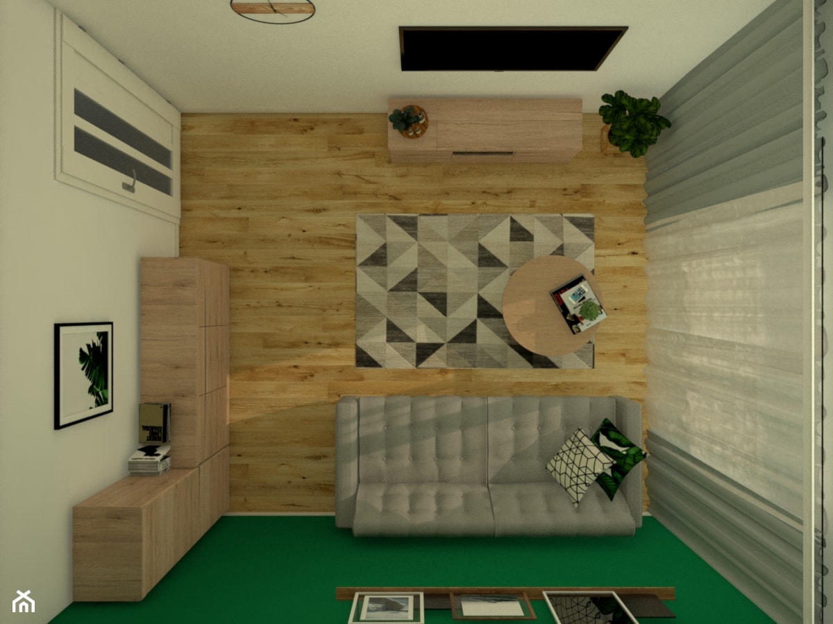 Pokój gościnny - Zielona Żabka - Średni szary salon, styl tradycyjny - zdjęcie od gmcspace - Homebook