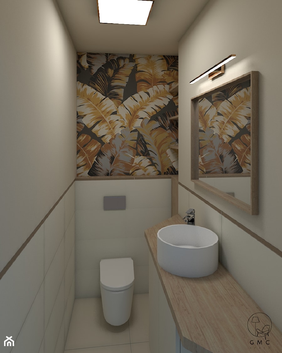 Toaleta z liśćmi - zdjęcie od gmcspace