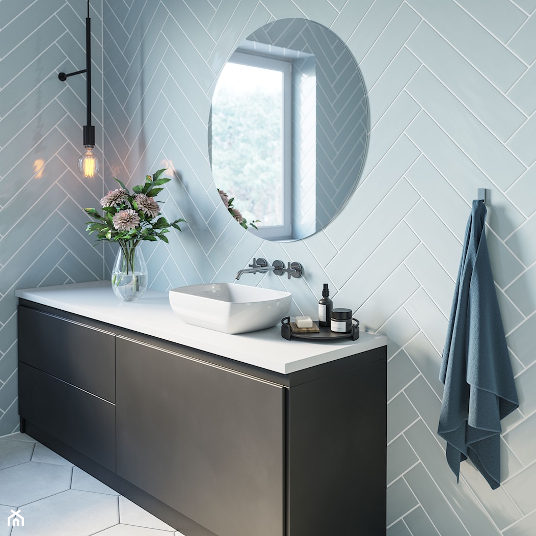 Inspiracje - Średnia łazienka z oknem, styl vintage - zdjęcie od Komfort Łazienki - Homebook