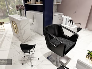 Zielona Góra - salon kosmetyczno-fryzjerski dla Włochów - Wnętrza publiczne, styl glamour - zdjęcie od ARTchitektura Michalewicz