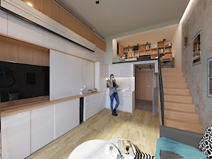 Mieszkanie 1 - Salon, styl nowoczesny - zdjęcie od Minimaxy