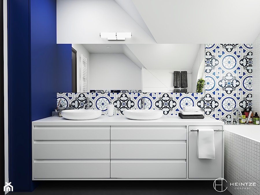 Projekt łazienki - Łazienka, styl nowoczesny - zdjęcie od heintze concept