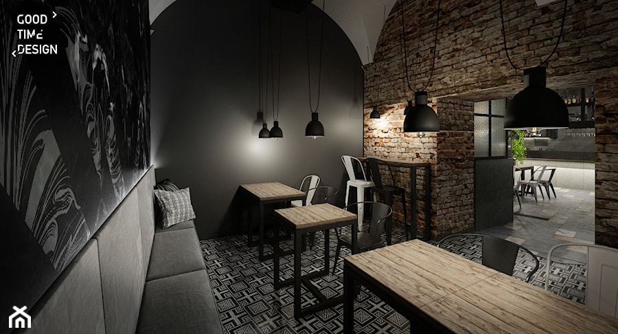 WNĘTRZA RESTAURACJI WE WROCŁAWIU - zdjęcie od GOOD TIME DESIGN pracownia projektowa