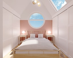 Projekt mieszkania i adaptacji strychu - Sypialnia, styl skandynawski - zdjęcie od WOJTYCZKA Pracownia Projektowa - Homebook