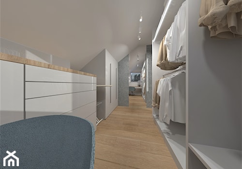 Projekt sypialni z garderobą i łazienką - zdjęcie od ASdesign PROJEKTY WNĘTRZ i ELEWACJI