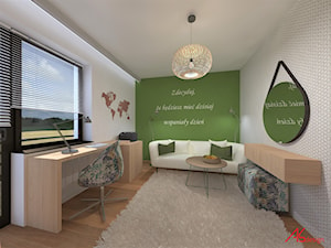 Zielony pokój - zdjęcie od ASdesign PROJEKTY WNĘTRZ i ELEWACJI