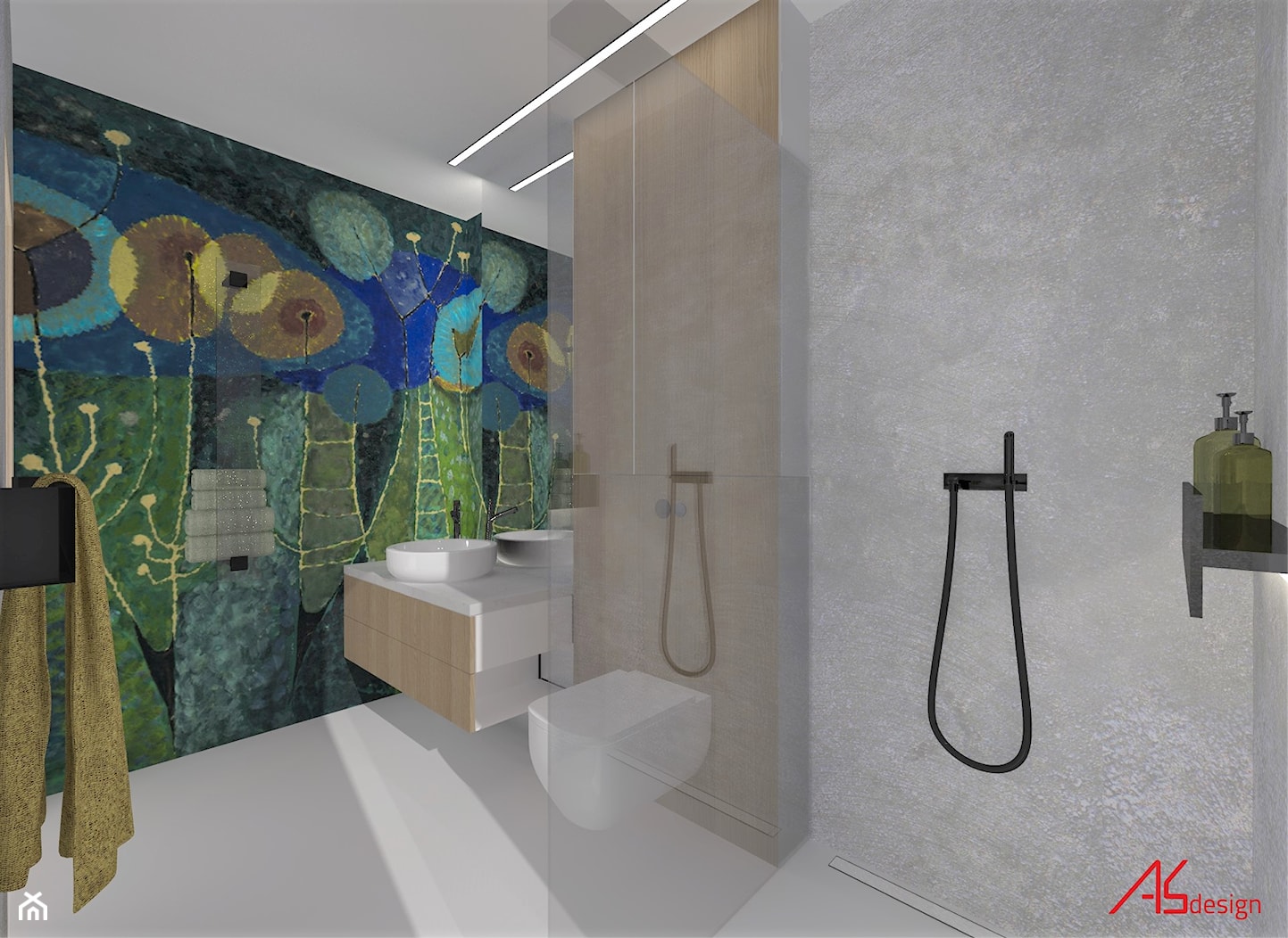 Dom Marzeń- łazienka - zdjęcie od ASdesign PROJEKTY WNĘTRZ i ELEWACJI - Homebook