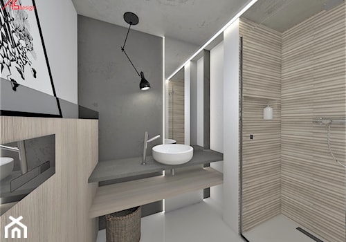 Mieszkanie singla - łazienka - zdjęcie od ASdesign PROJEKTY WNĘTRZ i ELEWACJI