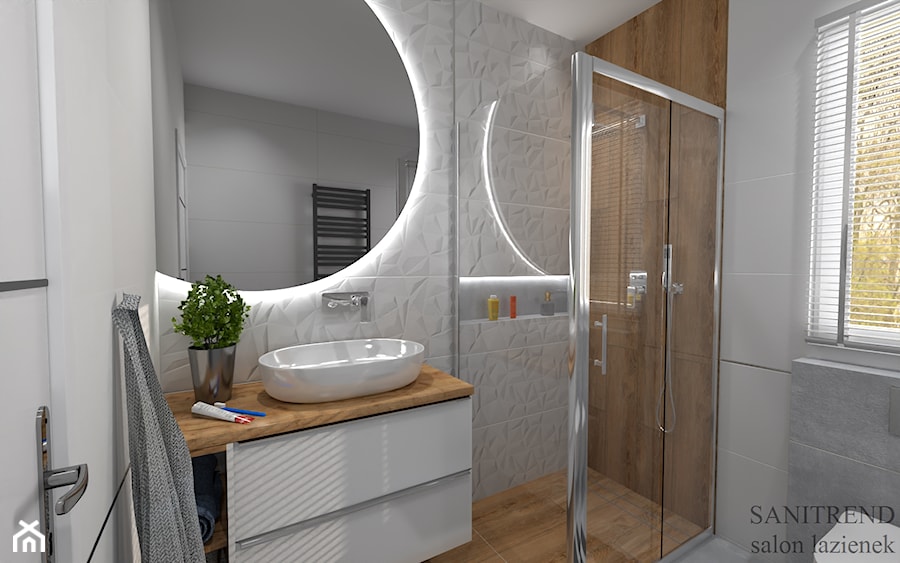 Klimatyczna łazienka - 8 - Łazienka, styl nowoczesny - zdjęcie od SANITREND Salon Łazienek