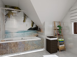 Klimatyczna łazienka - 27 - Łazienka, styl nowoczesny - zdjęcie od SANITREND Salon Łazienek