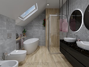 Klimatyczna łazienka - 32 - Łazienka, styl nowoczesny - zdjęcie od SANITREND Salon Łazienek
