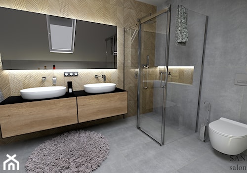 Klimatyczna łazienka - 7 - Łazienka, styl nowoczesny - zdjęcie od SANITREND Salon Łazienek