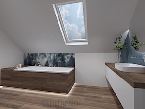 Klimatyczna łazienka - 18 - Łazienka, styl nowoczesny - zdjęcie od SANITREND Salon Łazienek