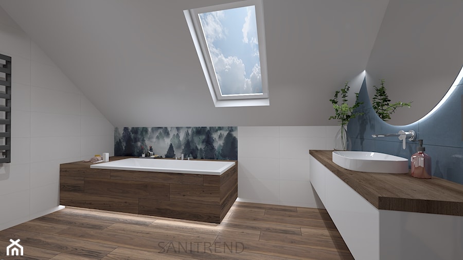 Klimatyczna łazienka - 18 - Łazienka, styl nowoczesny - zdjęcie od SANITREND Salon Łazienek
