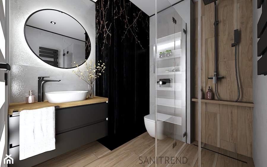Klimatyczna łazienka - 45 - Łazienka, styl nowoczesny - zdjęcie od SANITREND Salon Łazienek