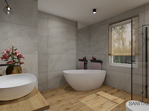 Klimatyczna łazienka 3 - Łazienka, styl nowoczesny - zdjęcie od SANITREND Salon Łazienek