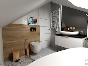 Przytulna łazienka - 2 - Łazienka, styl nowoczesny - zdjęcie od SANITREND Salon Łazienek