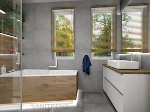 Klimatyczna łazienka - 29 - Łazienka, styl nowoczesny - zdjęcie od SANITREND Salon Łazienek