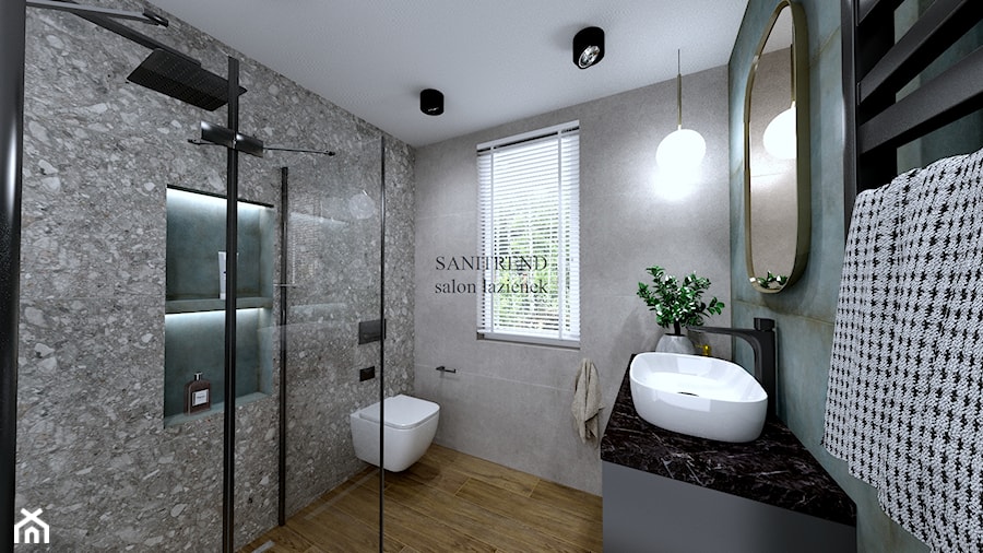 Klimatyczna łazienka - 39 - Łazienka, styl nowoczesny - zdjęcie od SANITREND Salon Łazienek