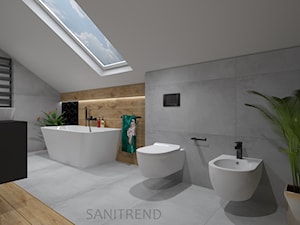 Klimatyczna łazienka - 33 - Łazienka, styl nowoczesny - zdjęcie od SANITREND Salon Łazienek