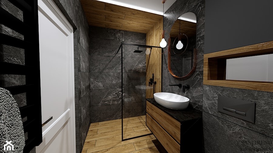 Klimatyczna łazienka - 21 - Łazienka, styl nowoczesny - zdjęcie od SANITREND Salon Łazienek