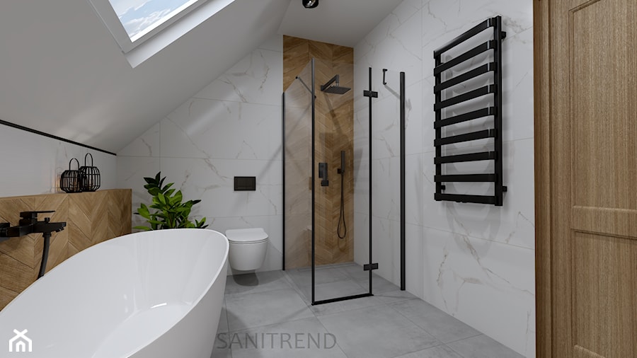 Klimatyczna łazienka - 31 - Łazienka, styl nowoczesny - zdjęcie od SANITREND Salon Łazienek