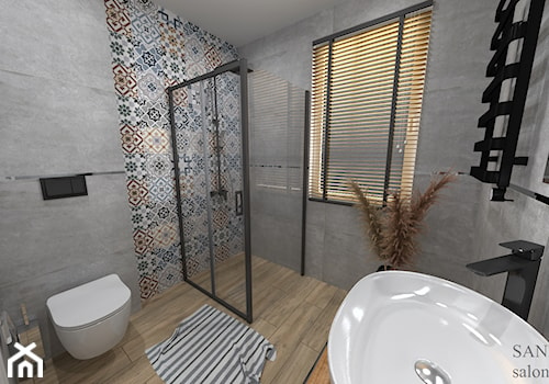 Klimatyczna łazienka - 11 - Łazienka, styl rustykalny - zdjęcie od SANITREND Salon Łazienek
