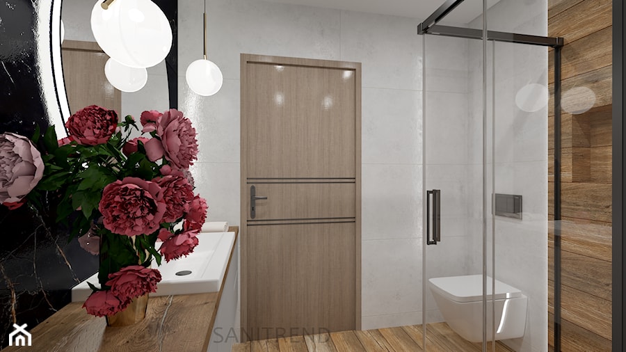 Klimatyczna łazienka - 36 - Łazienka, styl nowoczesny - zdjęcie od SANITREND Salon Łazienek