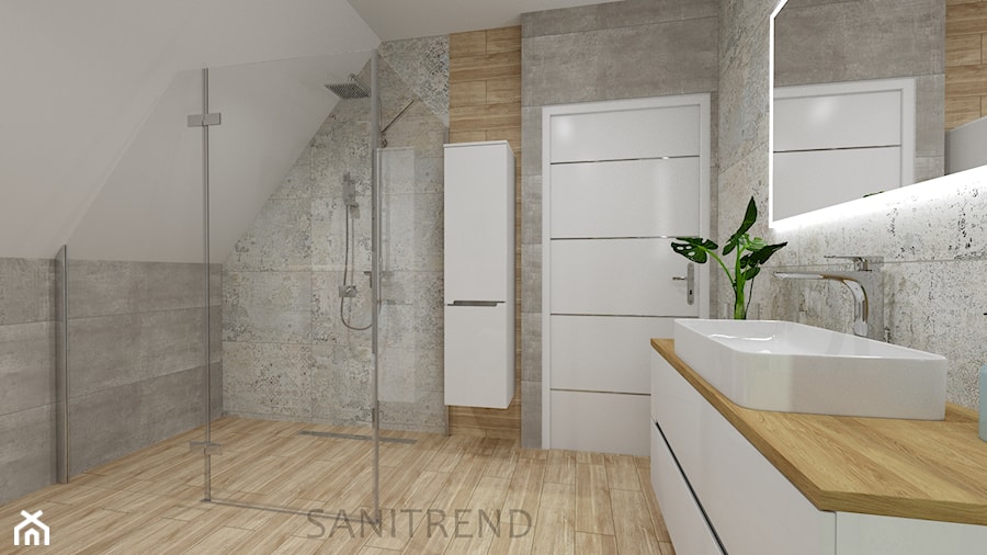 Klimatyczna łazienka - 42 - Łazienka, styl nowoczesny - zdjęcie od SANITREND Salon Łazienek
