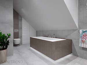 Klimatyczna łazienka - 25 - Łazienka, styl nowoczesny - zdjęcie od SANITREND Salon Łazienek