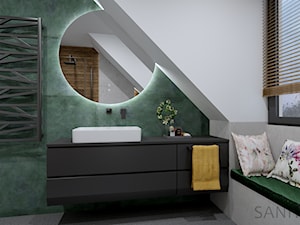 Zielona łazienka - Łazienka, styl nowoczesny - zdjęcie od SANITREND Salon Łazienek