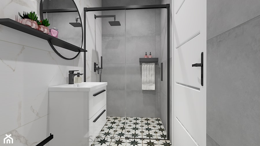 Klimatyczna łazienka - 34 - Łazienka, styl nowoczesny - zdjęcie od SANITREND Salon Łazienek