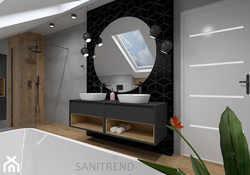 Klimatyczna łazienka - 33 - Łazienka, styl nowoczesny - zdjęcie od SANITREND Salon Łazienek
