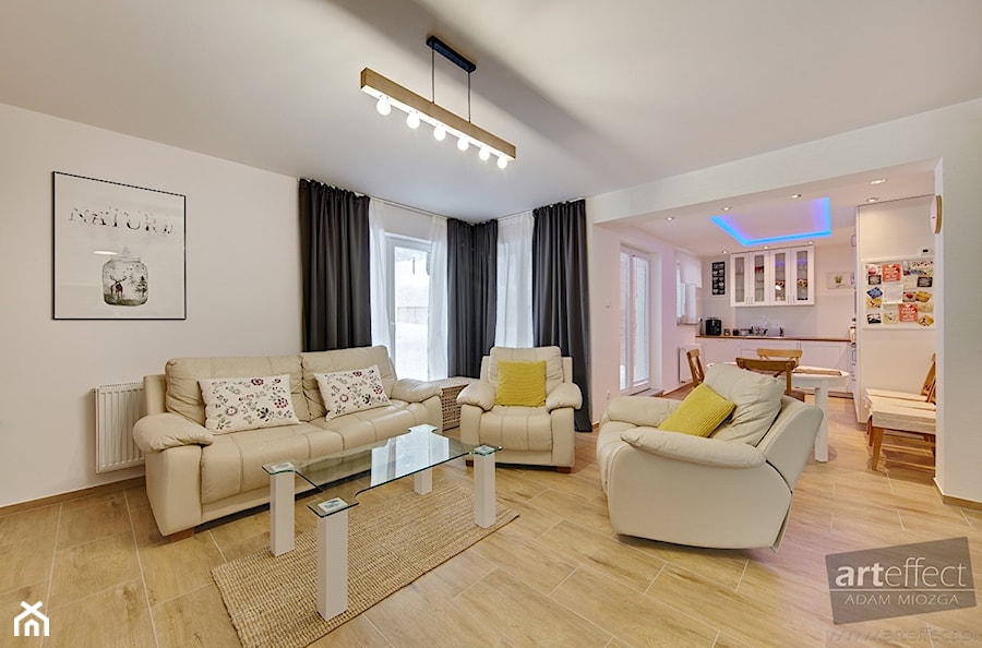 Apartamenty na wynajem w Szczyrku - Salon, styl skandynawski - zdjęcie od ART EFFECT Adam Miozga