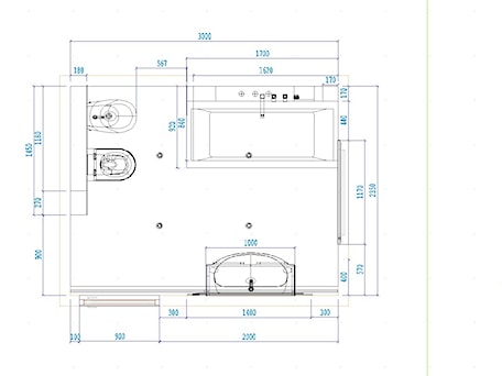 Aranżacje wnętrz - Łazienka: projekt - rysunek techniczny - Agus@project. Przeglądaj, dodawaj i zapisuj najlepsze zdjęcia, pomysły i inspiracje designerskie. W bazie mamy już prawie milion fotografii!