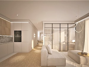 Projekt mieszkanie w Gdańsku - Oliva- salon klasyczny - zdjęcie od Le-DESIGN
