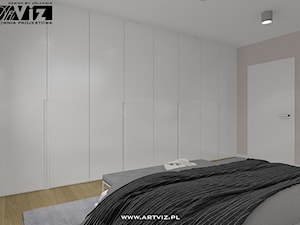 Sypialnia na poddaszu - zdjęcie od ARTVIZ Pracownia Projektowa WROCŁAW
