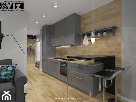 Aranżacje wnętrz - Kuchnia: APARTAMENT WAKACYJNY 2 - ARTVIZ Pracownia Projektowa WROCŁAW. Przeglądaj, dodawaj i zapisuj najlepsze zdjęcia, pomysły i inspiracje designerskie. W bazie mamy już prawie milion fotografii!