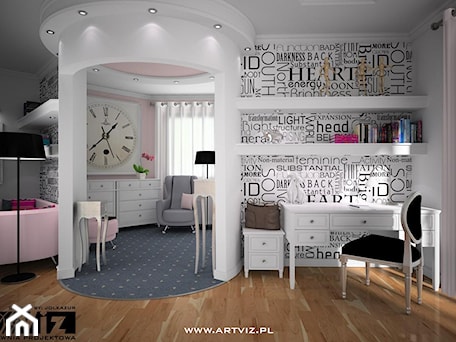 Aranżacje wnętrz - Pokój dziecka: Apartament nastolatki - ARTVIZ Pracownia Projektowa WROCŁAW. Przeglądaj, dodawaj i zapisuj najlepsze zdjęcia, pomysły i inspiracje designerskie. W bazie mamy już prawie milion fotografii!