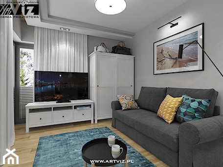 Aranżacje wnętrz - Salon: APARTAMENT WAKACYJNY 2 - ARTVIZ Pracownia Projektowa WROCŁAW. Przeglądaj, dodawaj i zapisuj najlepsze zdjęcia, pomysły i inspiracje designerskie. W bazie mamy już prawie milion fotografii!