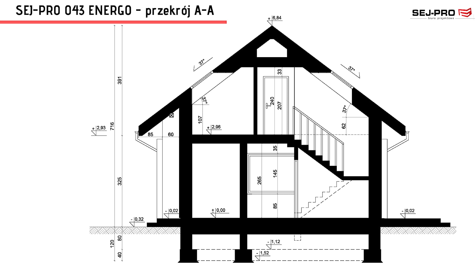 SEJ-PRO 043 WNERGO - zdjęcie od SEJPRO Biuro Projektowe - Homebook