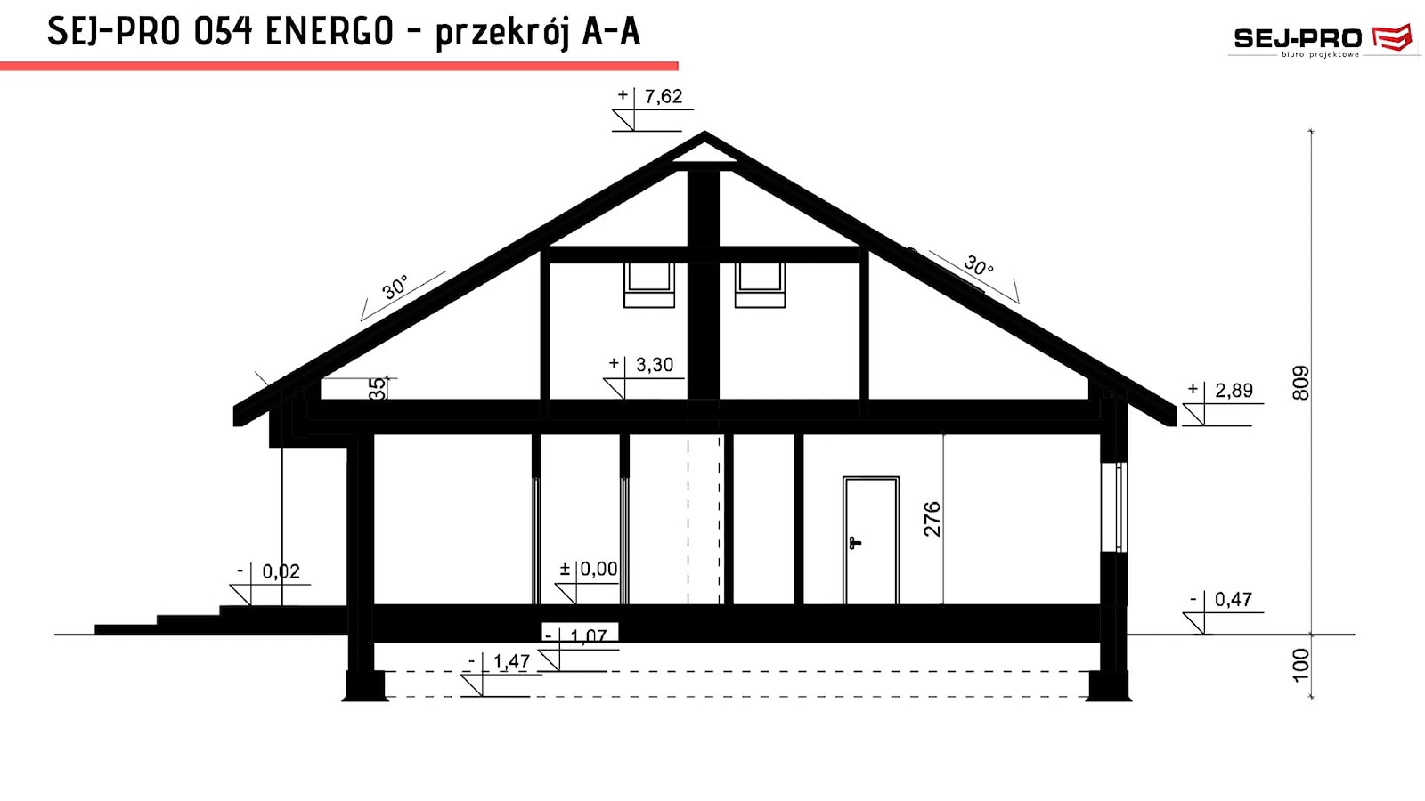 SEJ-PRO 054 ENERGO - zdjęcie od SEJPRO Biuro Projektowe - Homebook