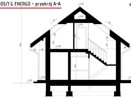 Aranżacje wnętrz - Domy: SEJ-PRO 005/1 G - SEJPRO Biuro Projektowe. Przeglądaj, dodawaj i zapisuj najlepsze zdjęcia, pomysły i inspiracje designerskie. W bazie mamy już prawie milion fotografii!