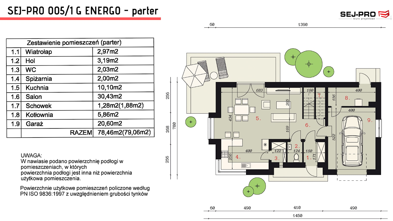 SEJ-PRO 005/1 G - zdjęcie od SEJPRO Biuro Projektowe - Homebook