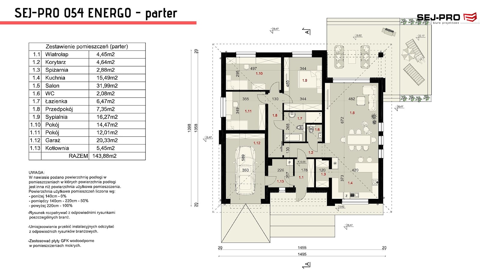 SEJ-PRO 054 ENERGO - zdjęcie od SEJPRO Biuro Projektowe - Homebook