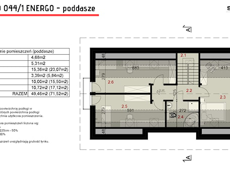 Aranżacje wnętrz - Domy: SEJ-PRO 044/1 ENERGO - SEJPRO Biuro Projektowe. Przeglądaj, dodawaj i zapisuj najlepsze zdjęcia, pomysły i inspiracje designerskie. W bazie mamy już prawie milion fotografii!