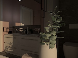Łazienka w róży - Łazienka, styl nowoczesny - zdjęcie od E.Space Studio