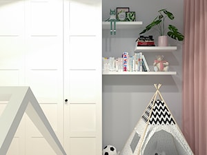 Przytulne Scandi - pokój rocznej dziewczynki - zdjęcie od Home-Work studio projektowania wnętrz